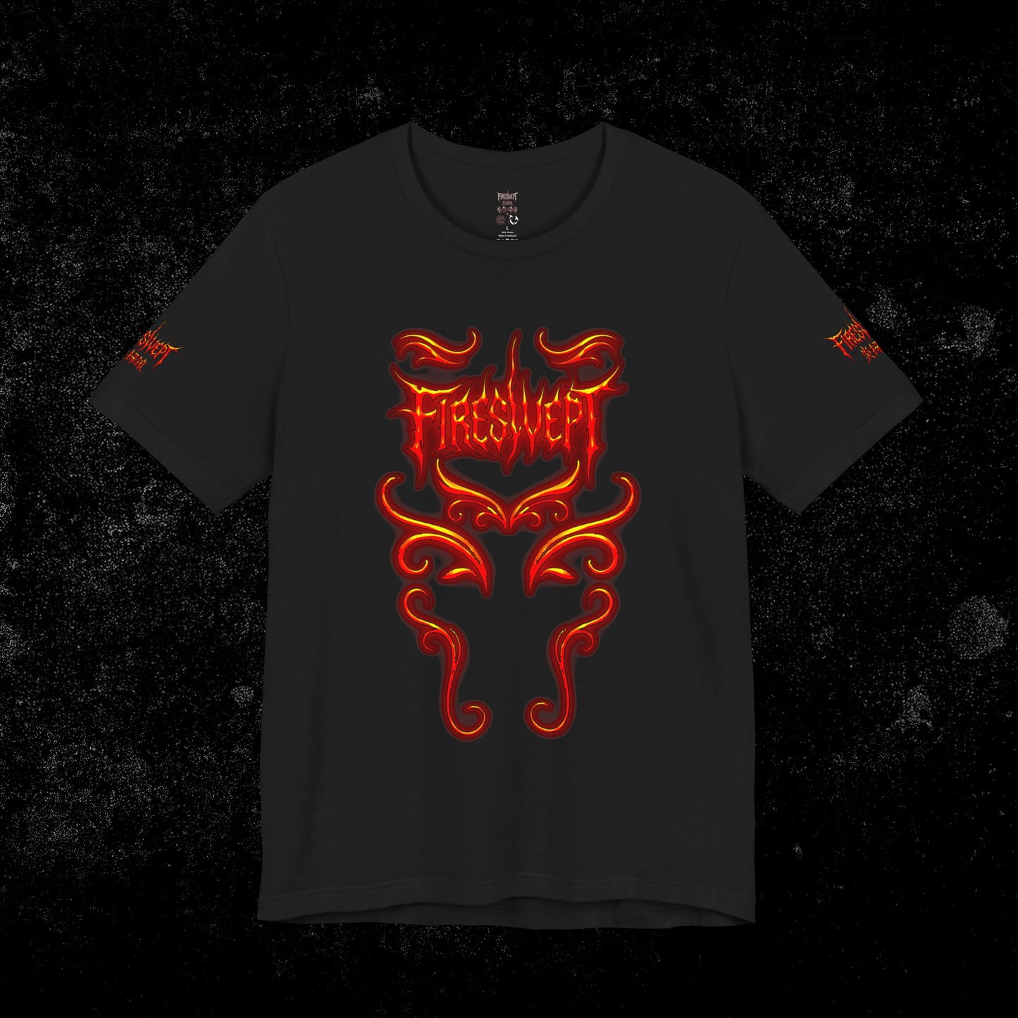 Fireswept Promo Jersey Tee (Limited Edition) — Phoenix Artistrys x Electrostep Network x Frozen Fox Records LLC