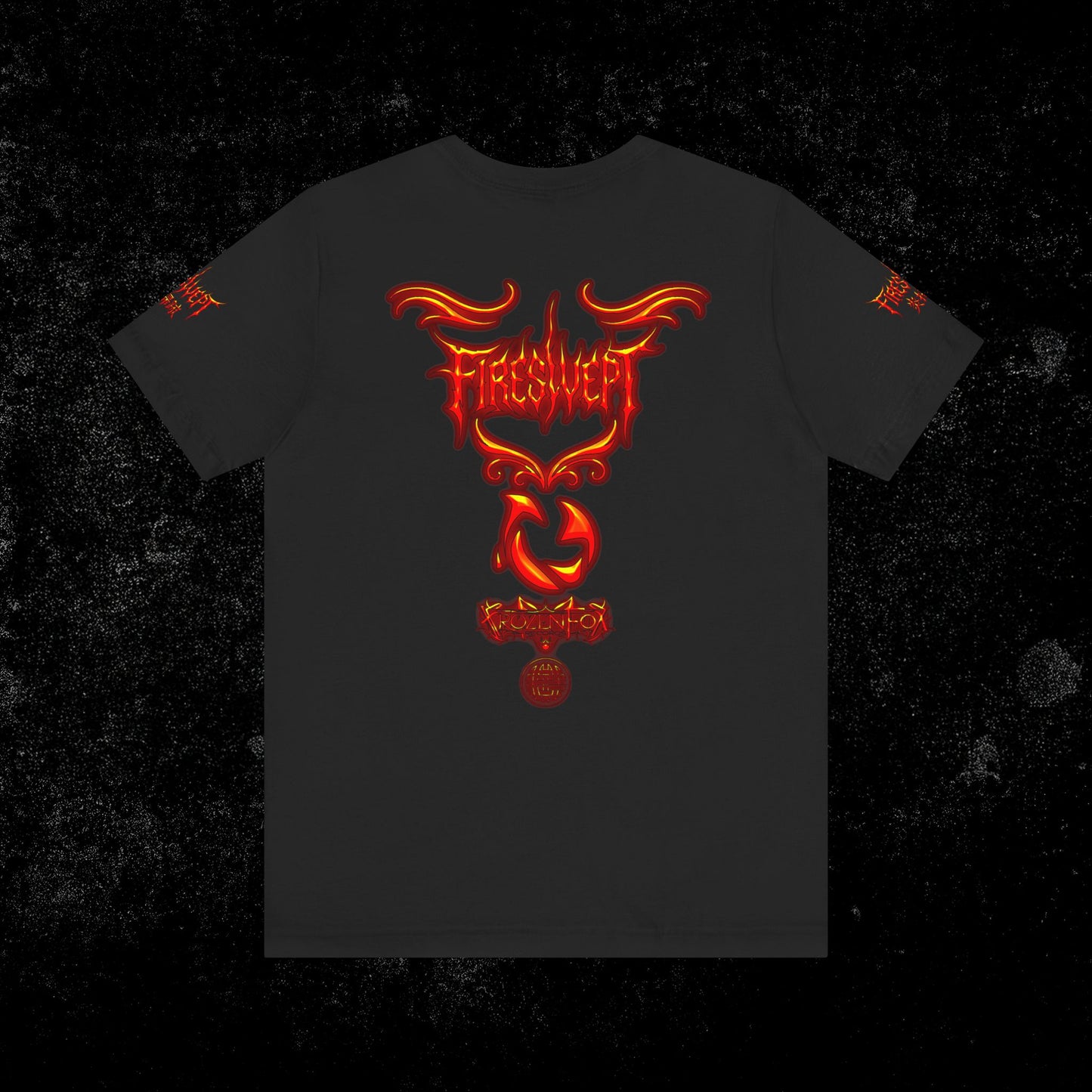 Fireswept Promo Jersey Tee (Limited Edition) — Phoenix Artistrys x Electrostep Network x Frozen Fox Records LLC